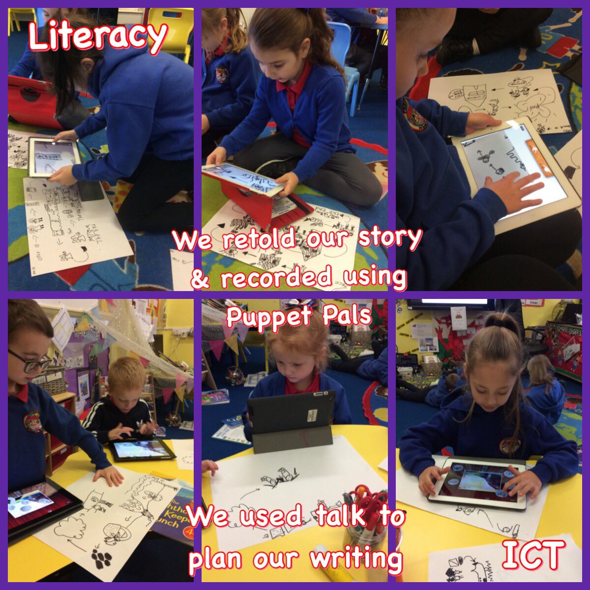 PPS_Seren's tweet image. This week we’ve been super busy creating story maps &amp;amp; using talk to plan our story writing ✍️ Lots of Literacy, creative &amp;amp; ICT skills being used ☺️👏🏼🌟📝🖥 @Phip_Primary #phiplit #phipcreative #phipict