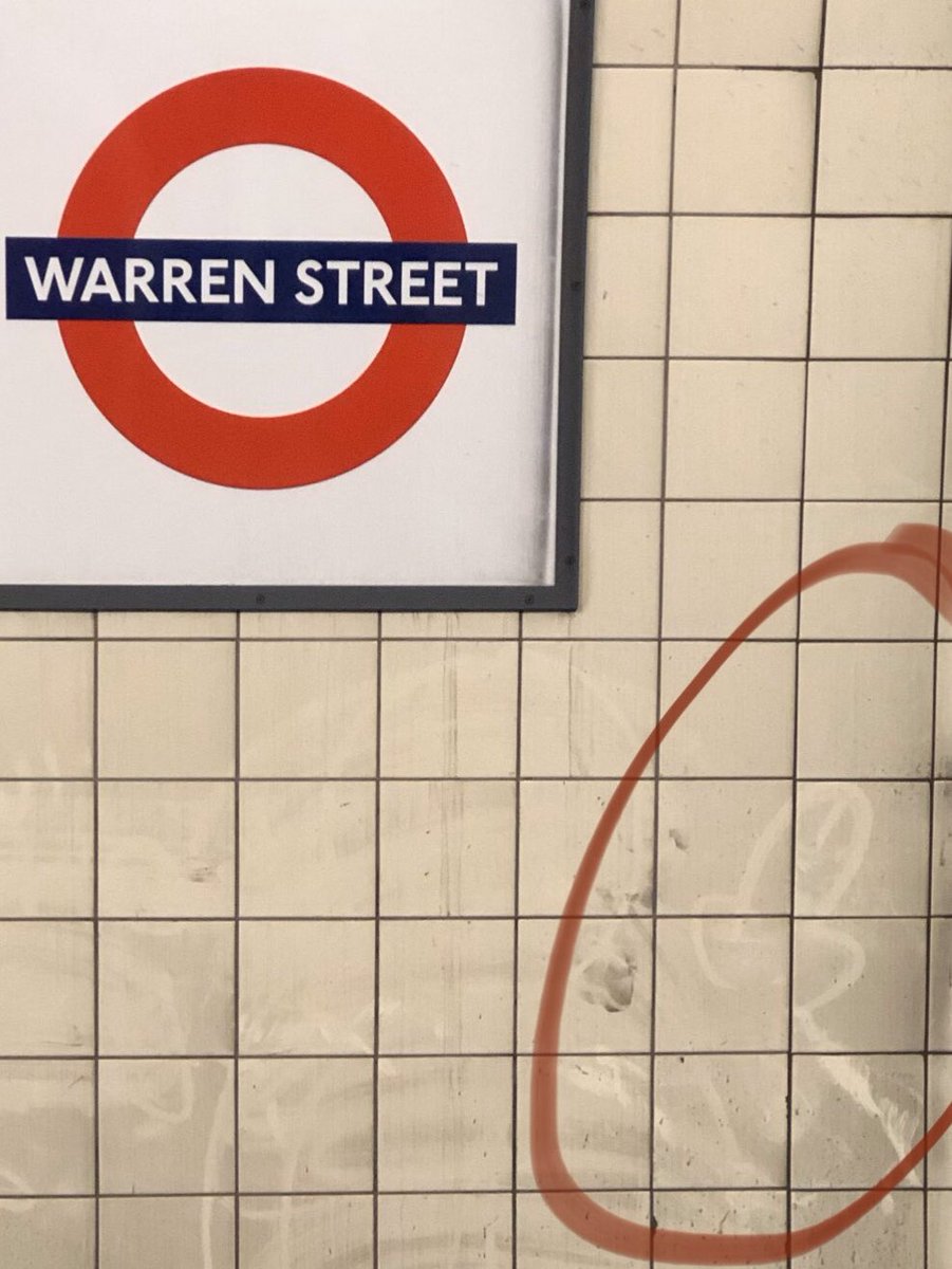neilcox72's tweet photo. An intriguing bit of urban art this. Someone has drawn a naughty picture in the dirt at #WarrenStreet #tube

So far, so childish.

But the thing is, it’s on the far side of the track... meaning that someone has literally risked death to draw a cock on the wall. Bonkers. https://t.co/xOQZtzgKUJ