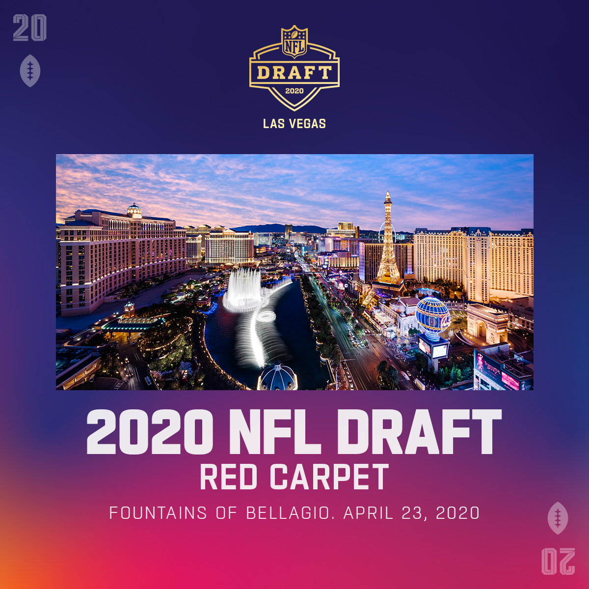Raiders's tweet photo. Your first look at the 2020 #NFLDraft ���� https://t.co/e4erKkAdEk