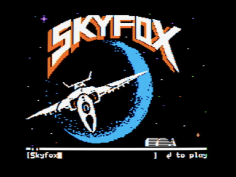 screenshot from "Total Replay" to launch "Skyfox"