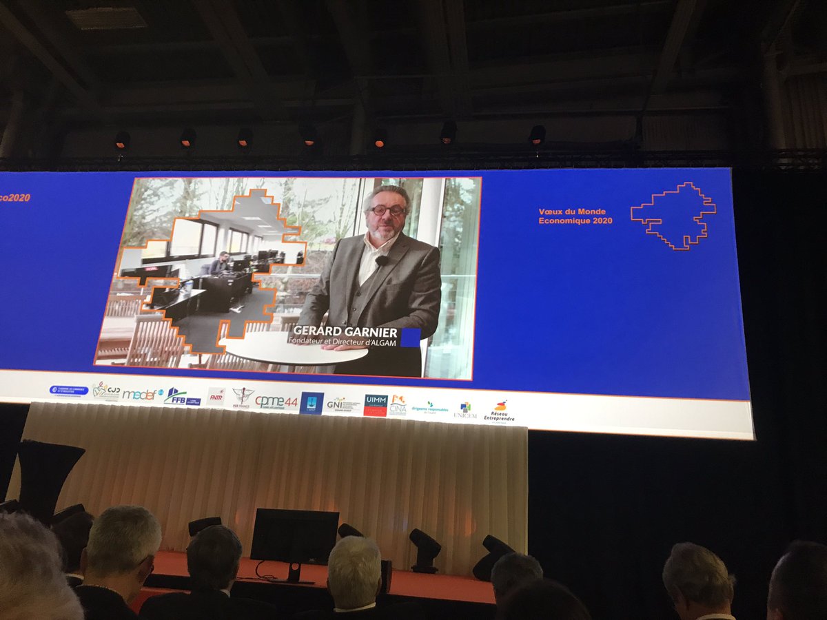 MedefPDL's tweet photo. De nouveaux témoignages pour faciliter, « pour apprendre aux collaborateurs à travailler en prenant du plaisir » @EWD_group #magagement #VoeuxEco2020 et recruter grâce au digital chez #Algam https://t.co/fS65ovznr6