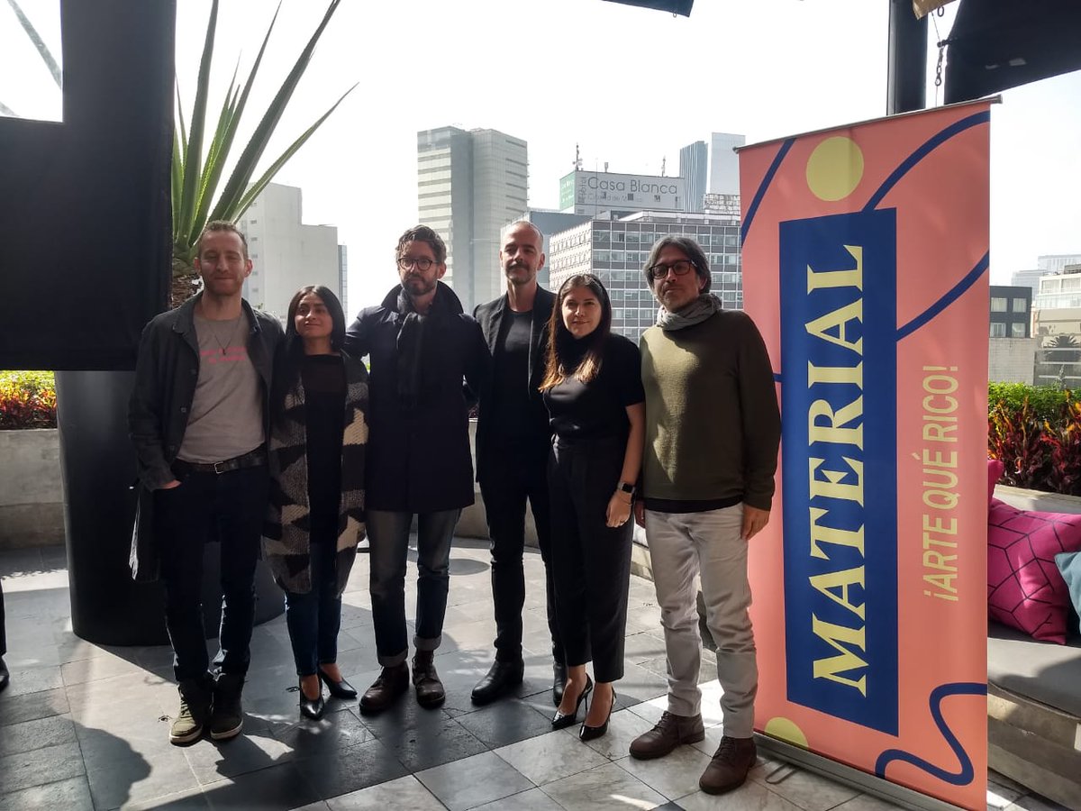 codigo21_radio's tweet photo. En conferencia de prensa se dieron a conocer los detalles de la séptima edición de La Feria de Arte Material 2020 @MaterialFair y lo celebrará con la presencia de 78 galerías de 21 países, del 7 al 9 de febrero.
#MATERIALCDMX #MATERIAL7 https://t.co/xaFtXKh72F
