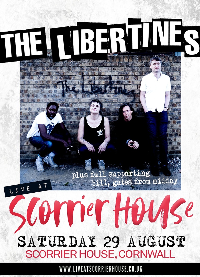 petedoherty's tweet photo. This August, the @libertines will be headlining Live at Scorrier House, Cornwall's first ever festival of rock, indie and punk. 

Get your tickets at 👉 https://t.co/4Lkrm96GTZ https://t.co/CjEhKgGRPP