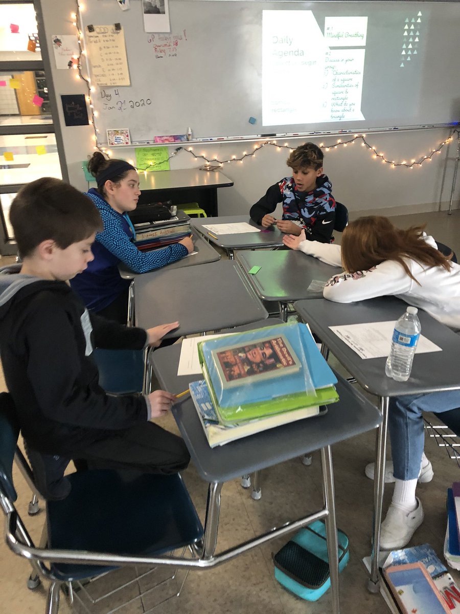 ABanksNMS's tweet photo. Geometry here we come. Loved our investigation today, these kids had a lot to say about characteristics of shapes! #nmslancerslead #npspride #aiarocks https://t.co/KCn2PrJpbr
