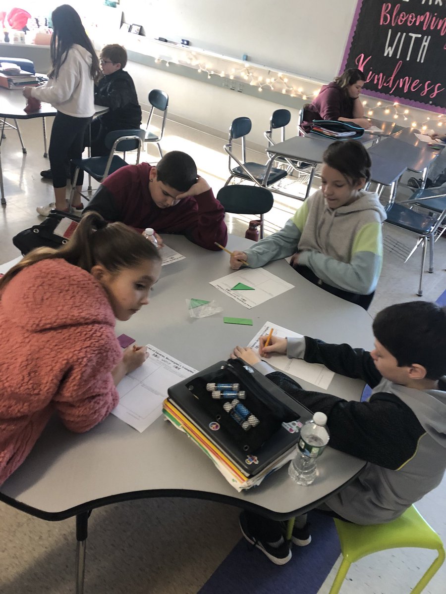 ABanksNMS's tweet photo. Geometry here we come. Loved our investigation today, these kids had a lot to say about characteristics of shapes! #nmslancerslead #npspride #aiarocks https://t.co/KCn2PrJpbr