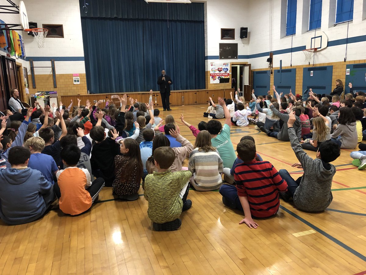 MLK assembly...sharing the amazing life and story of Dr. King! #MaireMoments