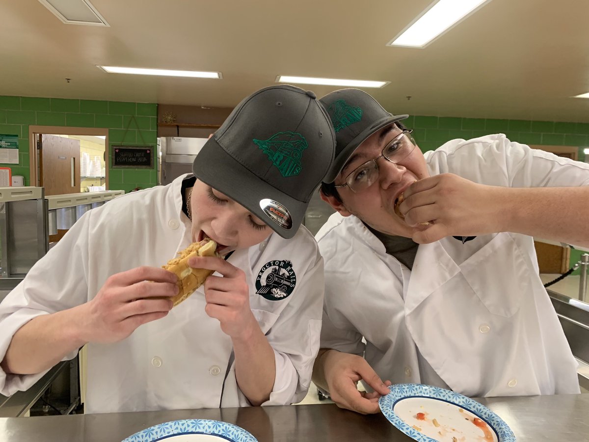 This fall, our District acquired a hotdog cart street vending cart. Our vision is to combine marketing and culinary arts to start a business! In this process, students have been competing to make the best “Raildog”!