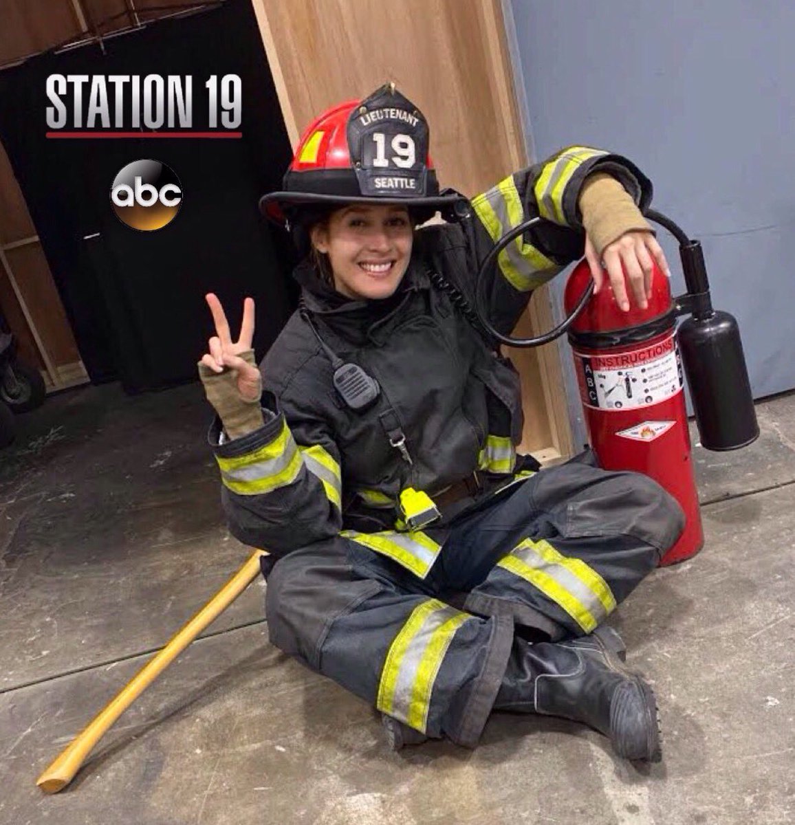 JOE (@mrjoeortiz) on Twitter photo In ✌️days! <a href="/Station19/">Station 19</a> #Season3 ✌️hr crossover premiere w <a href="/GreysABC/">Grey's Anatomy</a> - Thurs @ 8pm! <a href="/JainaLeeOrtiz/">Jaina Lee Ortiz</a>❤️💙 #Station19 🔥 In ✌️days! <a href="/Station19/">Station 19</a> #Season3 ✌️hr crossover premiere w <a href="/GreysABC/">Grey's Anatomy</a> - Thurs @ 8pm! <a href="/JainaLeeOrtiz/">Jaina Lee Ortiz</a>❤️💙 #Station19 🔥