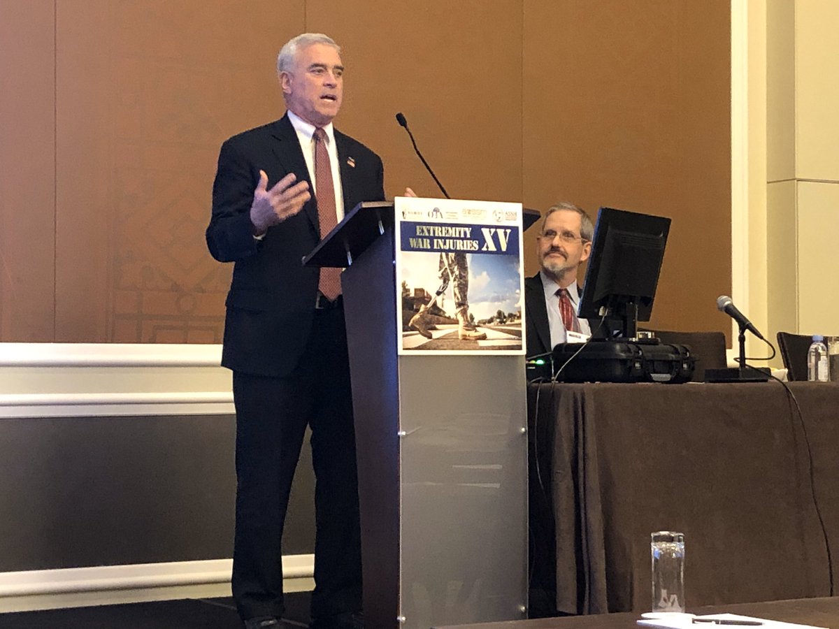 ErinLynn42's tweet photo. Thank you @RepBradWenstrup for speaking at #EWI2020 and emphasizing the need for greater civilian and military collaboration in trauma care. https://t.co/KNIdikLM35
