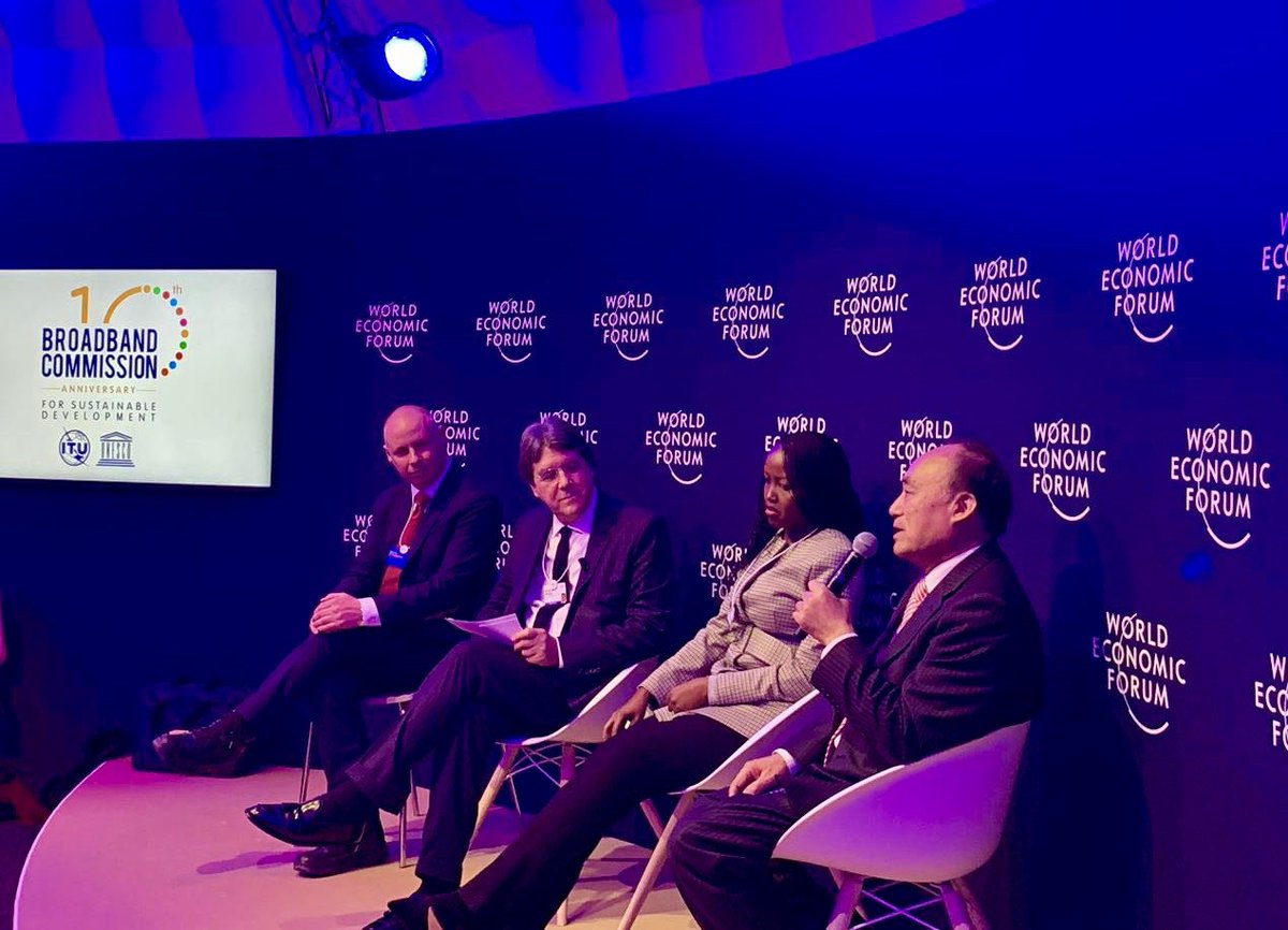 ITU secretary-general opens the Broadband Commission at the World Economic Forum
