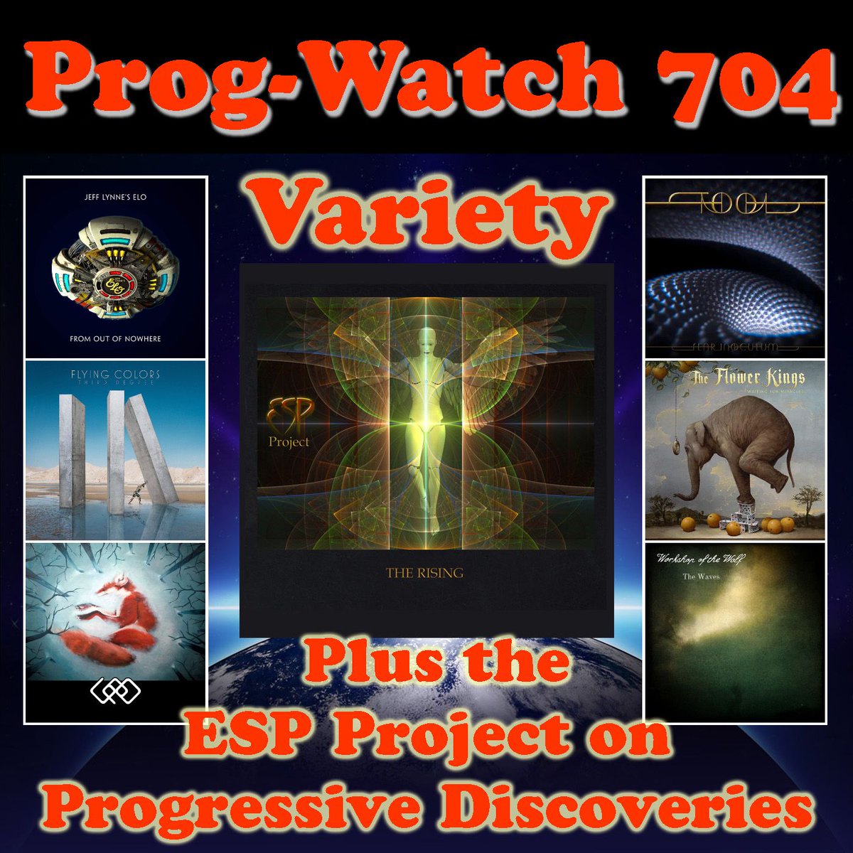 ProgSquatch's tweet photo. This week on Prog-Watch, hear music from Jeff Lynne's ELO, Great Pacific Orchestra, Flying Colors, The Flower Kings, Workshop of the Wolf, and Tool! Plus, Dr. Rob Fisher will be enlightening us on the latest album by Tony Lowe's ESP Project! #progrock 

https://t.co/TUQ6bGVMni https://t.co/F7YXiSbfMk