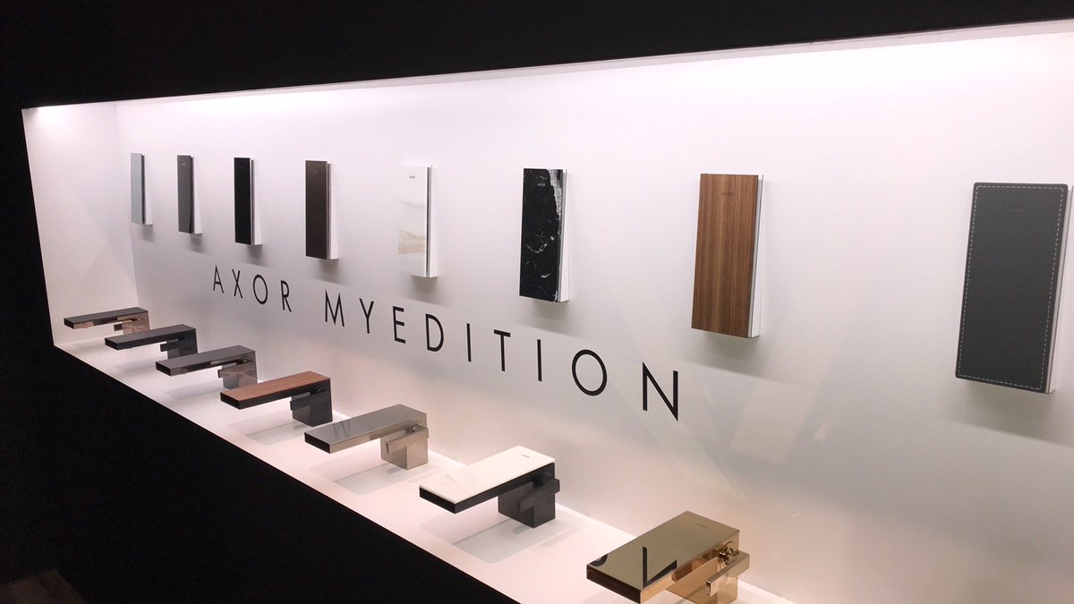 PnMmag's tweet photo. We are at the @hansgroheusa booth (N2627) at @KBIS. Check out their newest products — the Aquno Select, Rainfinity, Joleena collection, and the #AXOR MyEdition collection. 
#Hansgrohe #KBIS2020 #PMLive #MeetTheBeautyOfWater #FormFollowsPerfection https://t.co/MZ6xwKLphU
