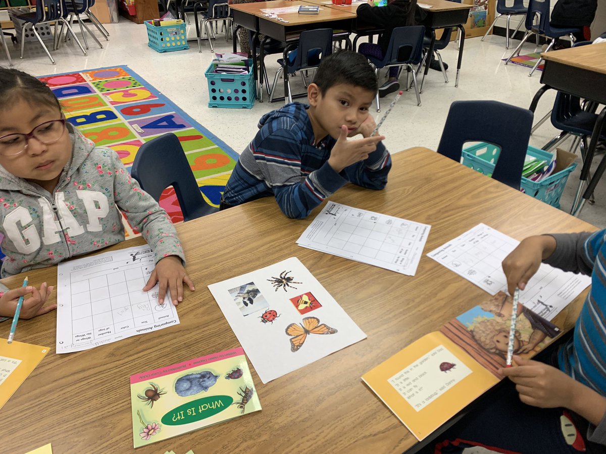 We love reading! We are learning how to go back into the book to look for answers needed to fill out our graphic organizer! #hastyelementary #HASTY #reading