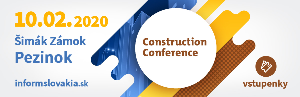 InFormSlovakia's tweet photo. 14. ročník medzinárodnej odbornej konferencie Construction Conference 2020 🏢 sa blíži. 
Zostávajú posledné 3 týždne na registráciu!
Vstupenky 🎫 https://t.co/0U5yhJjgaV
#construction2020 #constructionmanagement #design #realestate #developers #architects #networking  #Innovation https://t.co/APeOVGHEZO