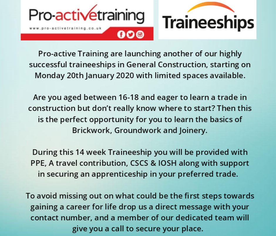 Still time to sign up!
£100 Friend Referral 
Please call 01429 808400 for more information