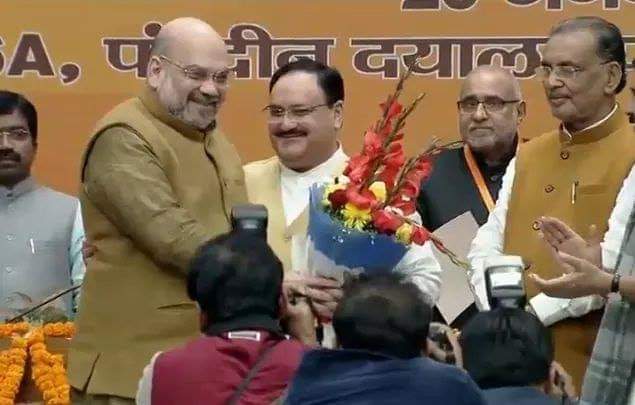 PremSingh4BJP's tweet photo. @JPNadda Congratulations Shri @JPNadda ji on being elected as the president of @BJP4India. https://t.co/6qSkEWKsdv