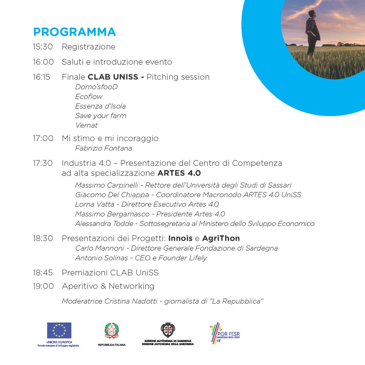 clabuniss's tweet photo. #clabuniss @unissTwit: iscriviti qui e prendi posto al  #teatrocivico @comunedisassari granfinale giovedi23: #pitch #clabbers con @FabrizioFontanaofficial #innovazione #artes4.0 https://t.co/Ldz9JZvh5c https://t.co/ujN1QR3kqd