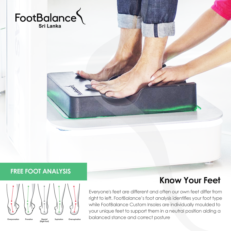 FootbalanceLK's tweet photo. Know Your Feet ? Get a FREE Foot Analysis done, @ FootBalance® Sri Lanka &amp; Learn about Happy Life with Healthy Feet Visit No 82½, Galle Rd, Colombo 4 for a FREE Scan. Call: 0760422200 #happyfeet #footanalysis #footbalancesrilanka #custominsoles #personalisedinsoles #footbalance https://t.co/upV22LEjS5