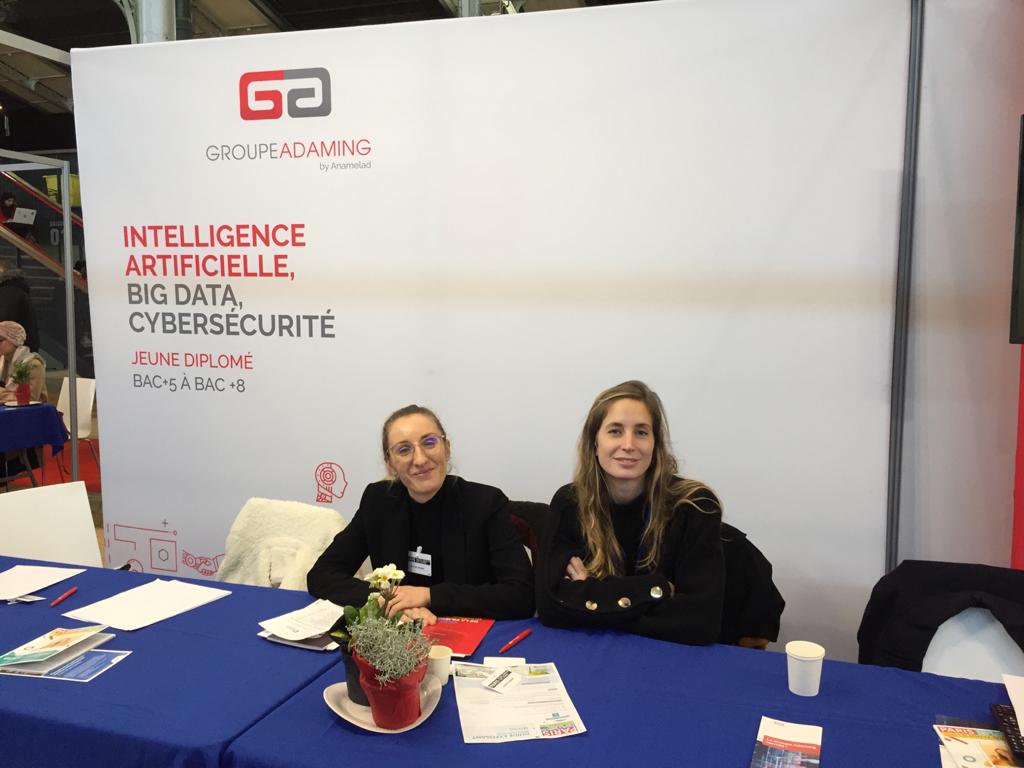 GroupeAdaming's tweet photo. Jour-J pour le Salon PARIS POUR L'EMPLOI DES JEUNES ! L'équipe Adaming répond présent, stand n°B21 , pour vous présenter nos opportunités d'emploi dans le numérique !! 
🎯🚀👩🏻‍💻👨🏻‍💻
#osezlenumerique #GroupeAdaming #bigdata #numerique https://t.co/HbvVBdt6EJ