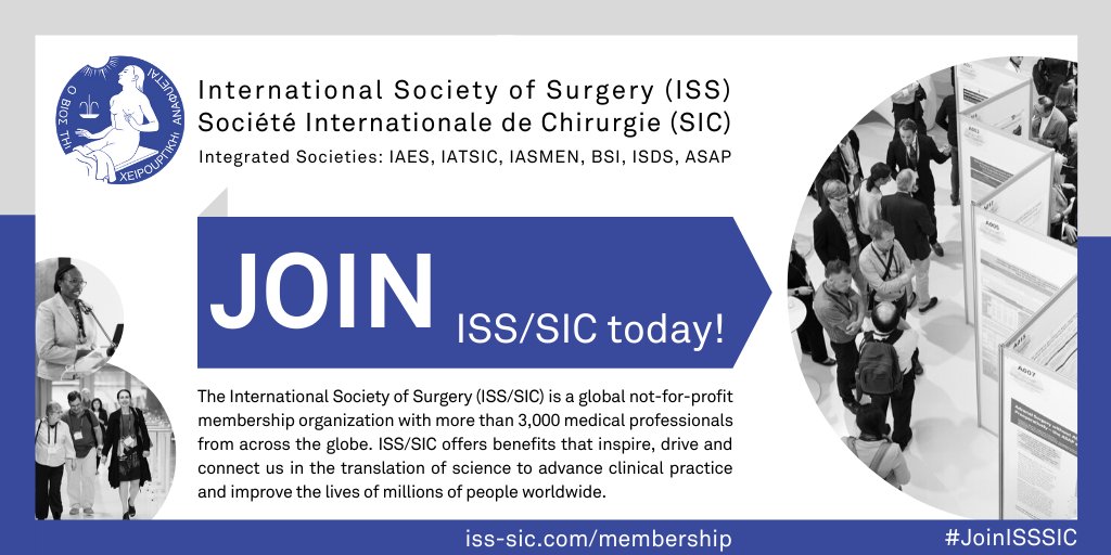 iss_sic's tweet photo. ISS/SIC membership connects the world of surgery and anesthesia to advance clinical practice and improve the lives of millions of people worldwide. Renew your membership for 2020 or JOIN today to experience what ISS/SIC can do for you. https://t.co/Cb9KG8jl9B #JoinISSSIC https://t.co/Ncm1kbejIx