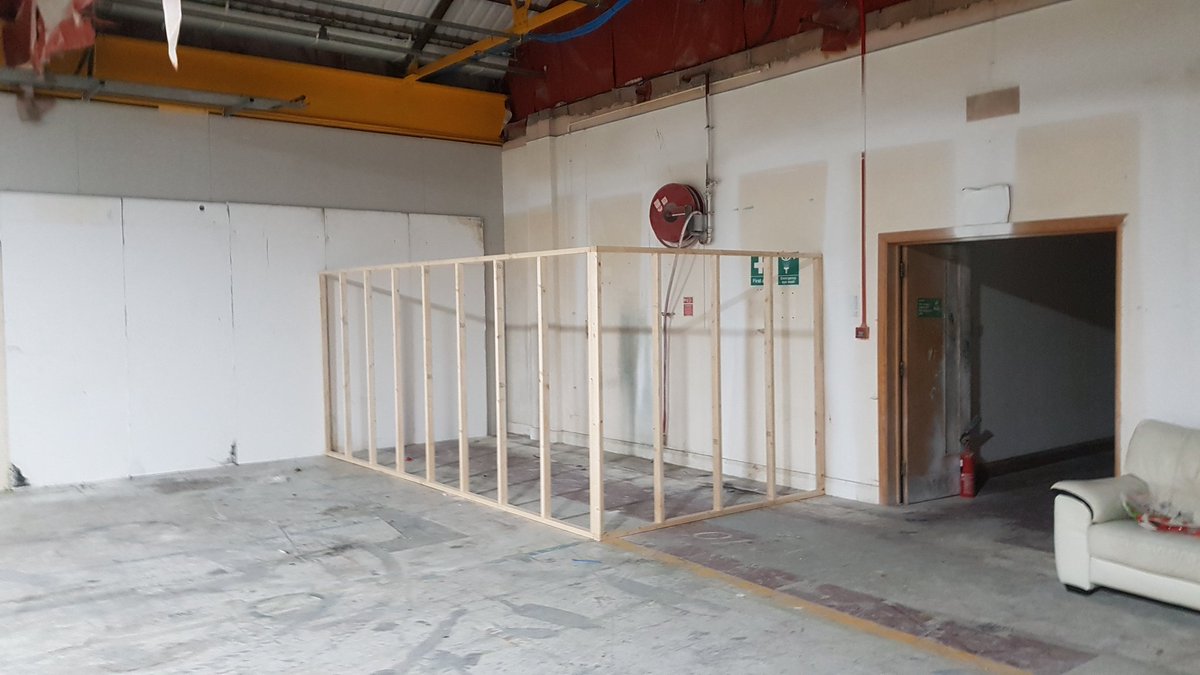 CqbNerf's tweet photo. Building has started! 25 days until opening!
#airsoft 
#nerf
#southwales https://t.co/4foyEAnif6
