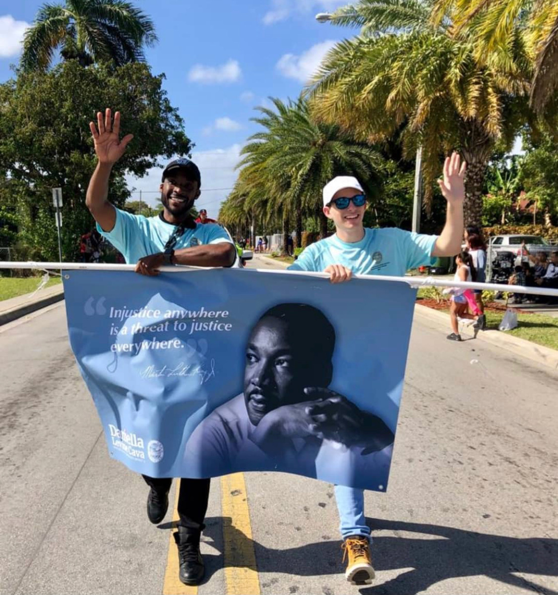 TheRealMdyc's tweet photo. Youth Commissioner Sean Greene, District 8, participated in a MLK parade over the weekend with @DLCAVA Great Job Sean!
#MDCYC #GIVINGBACK https://t.co/S9FK69mO8T