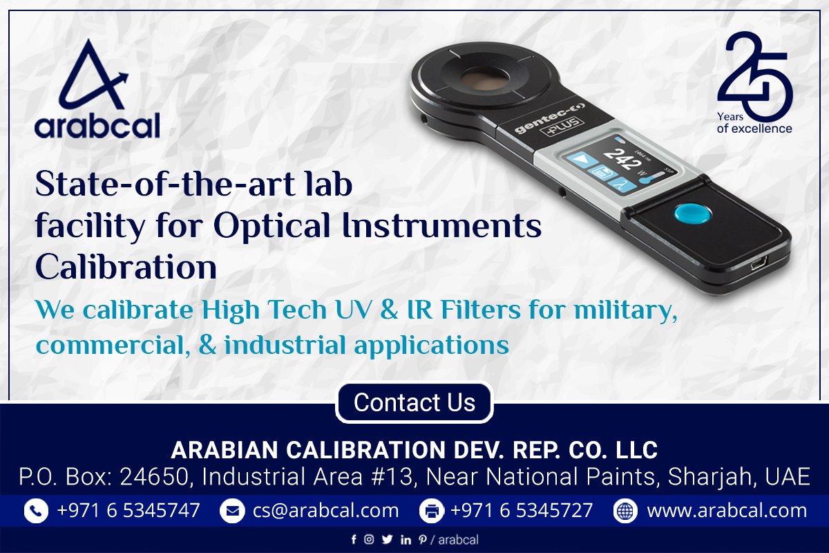 Arabcal1's tweet image. We offer calibration, testing, &amp;amp; repairing of all kinds of optical instruments of AFL, gentec, &amp;amp; Anritsu. 
#OpticalCalibration #Testing #Measurement #Control #Safety #Science #Technology #Arabcal #Medical #Sharjah #UAE #SaudiArabia #Oman #Kuwait #Jordan #Qatar #Iraq #GCC