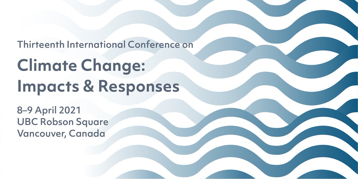 onclimate's tweet photo. We are pleased to announce the #CCIR21 which will be held at @UBCRobsonSquare in Vancouver, Canada, 8-9 April 2021. For more information, please visit the link below! https://t.co/UBV7ZWsITD https://t.co/zMcc61vv7v