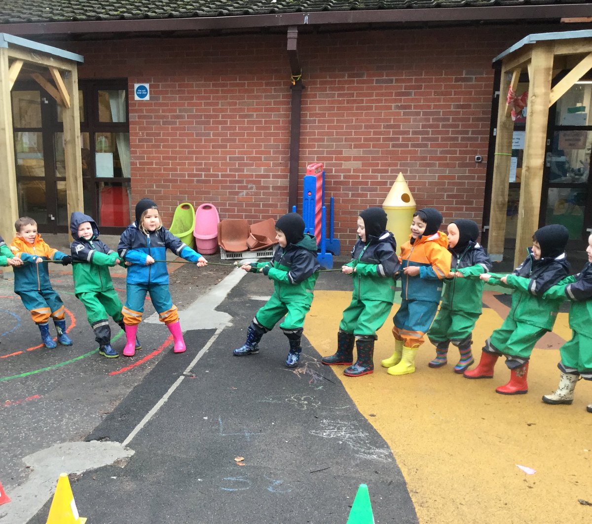 KillermontNC's tweet photo. This week we are learning about where we live, our traditions & food. Outdoors we have been taking part in a mini Highland Games! #growingupinscotland https://t.co/TxOXQU7AWk