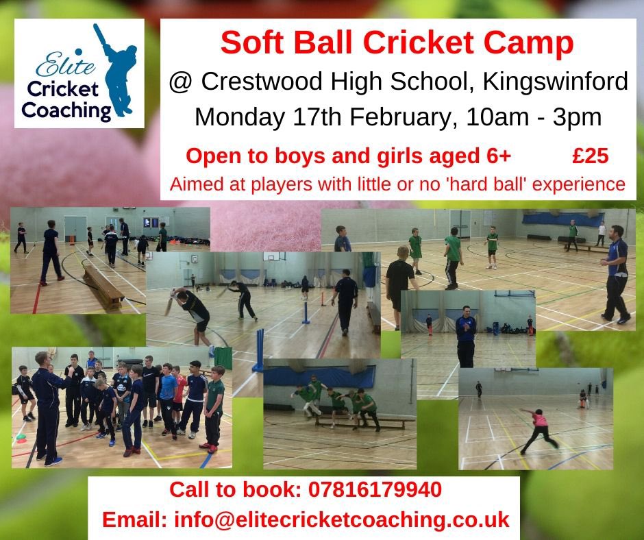EliteCrickCoach's tweet photo. 😁🏏🏏😁
What a half term we have coming up. Below is a reminder of the details of all 3 of our camps on offer. Places are filling up fast. To book a place or for more information, contact us;
📞07816179940
📧info@elitecricketcoaching.co.uk https://t.co/Agd3ZH7NXX