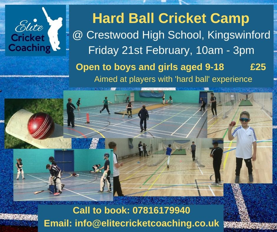 EliteCrickCoach's tweet photo. 😁🏏🏏😁
What a half term we have coming up. Below is a reminder of the details of all 3 of our camps on offer. Places are filling up fast. To book a place or for more information, contact us;
📞07816179940
📧info@elitecricketcoaching.co.uk https://t.co/Agd3ZH7NXX