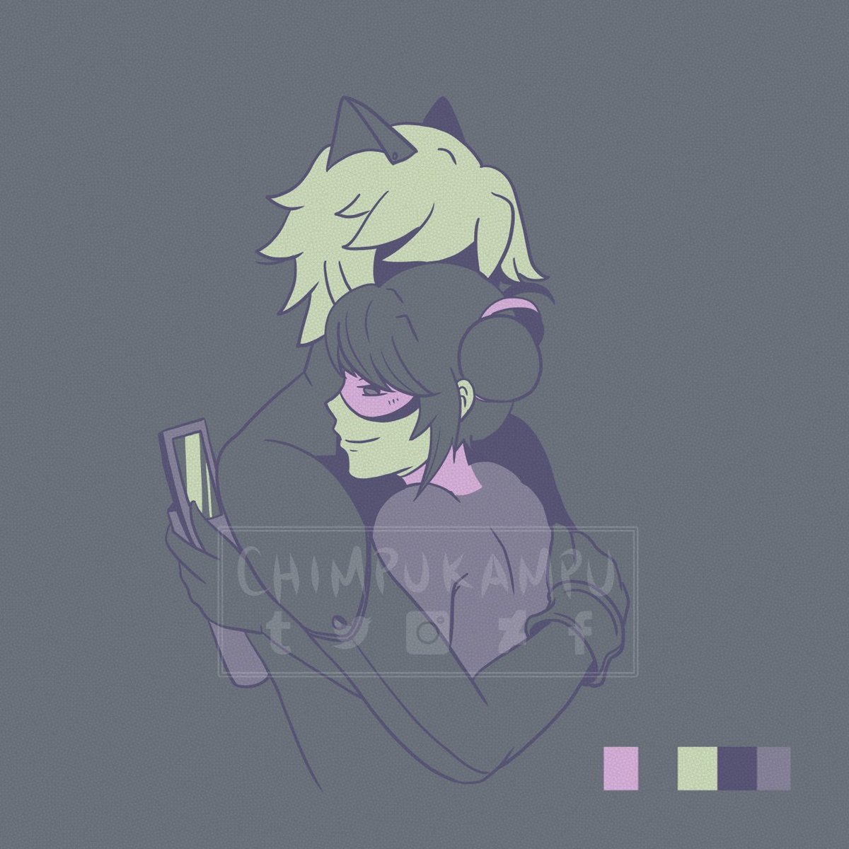 Chimpukampu's tweet photo. You may be able to keep some secrets to your Lady, but not to me, Kitty
#Miraculous #MiraculousLadybug #ML #CatNoir #ChatNoir #Multimouse #Multichat #Fanart #DigitalArt #MLColorPalette #TuesdayThoughts https://t.co/WMrkjLa5ez