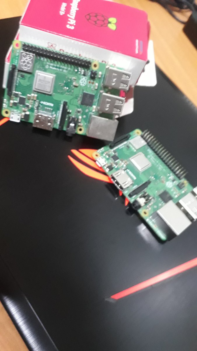 Yeah!!! Finally got the main process board (Raspberry Pi 3B+)! It is time to configure it xD!