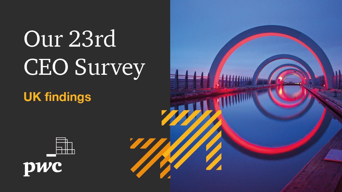 UK #CEOs are well prepared for 2020. Find out what they're planning to do in PwC's 23rd #CEOSurvey: pwc.to/2RcI8DL