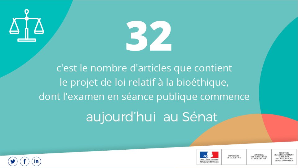 [⚖Projet de loi #Bioéthique] Comment concilier avancées de la science, de la médecine et les questions éthiques qu’elles soulèvent ?
🎙 Les ministres <a href="/agnesbuzyn/">Agnès Buzyn</a>, <a href="/NBelloubet/">Nicole Belloubet</a> et <a href="/VidalFrederique/">Frédérique Vidal</a> présentent le projet de loi #Bioéthique devant le <a href="/Senat/">Sénat</a>

⏯ videos.senat.fr/video.1493606_…