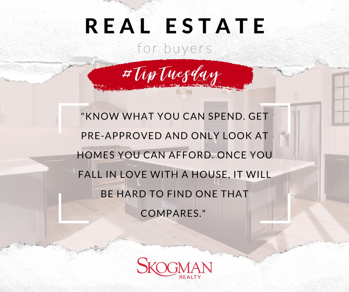 #TipTuesday #SkogmanKnowsRealEstate