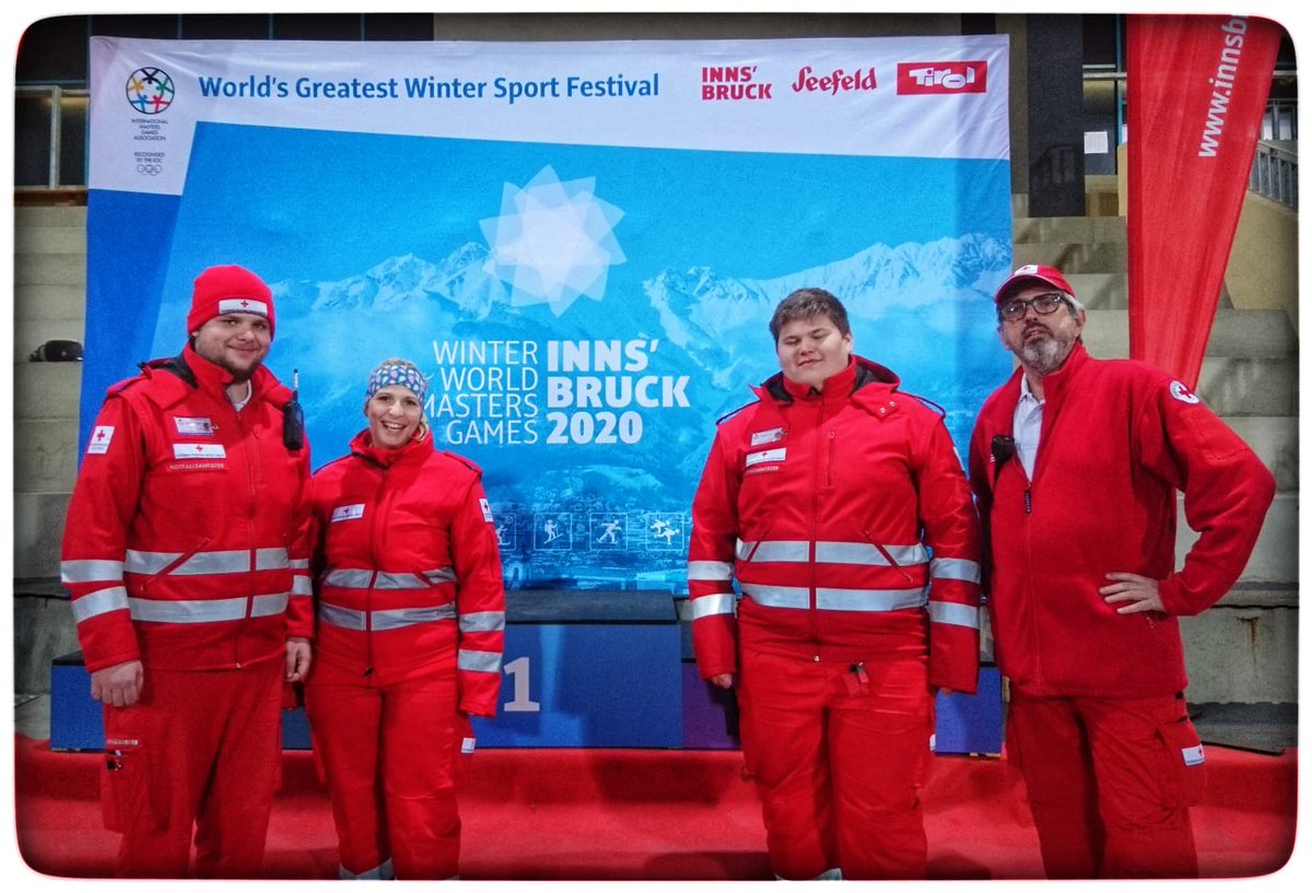IbkRotes's tweet photo. Mit über 200 Planungsstunden und 1300 Einsatzstunden war das Rote Kreuz Innsbruck bei den World Winter Master Games gefordert.

https://t.co/SkacgGCa2Q https://t.co/BMImSHgfL4