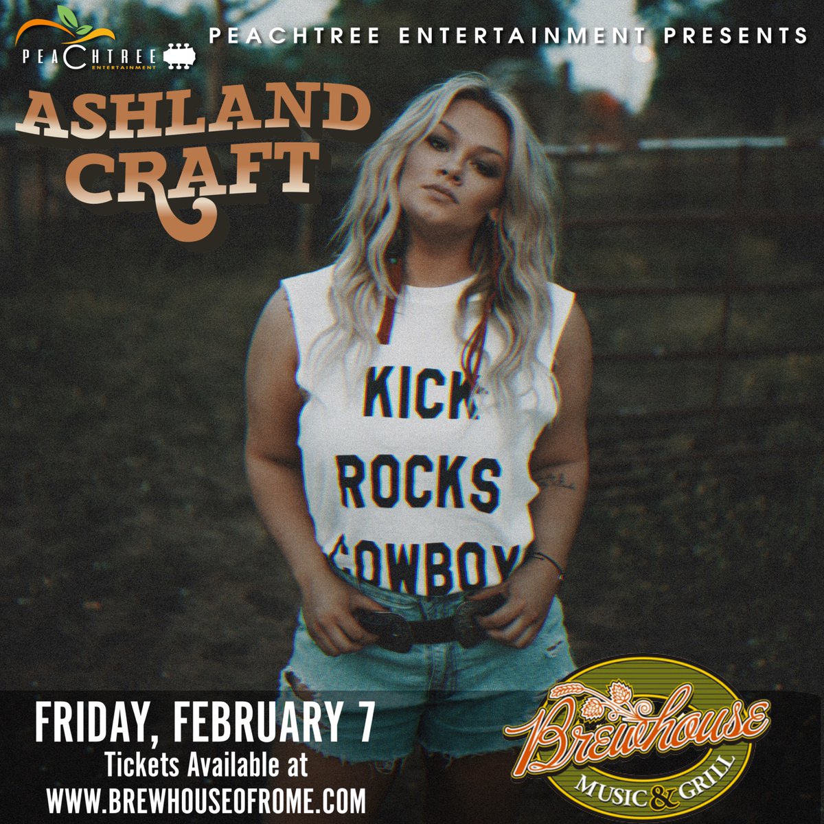 ROME, GA - <a href="/AshlandCraft/">Ashland Craft</a> returns to <a href="/BrewhouseRome/">BrewhouseRome</a> on Friday, February 7th! Get tickets while you can > bit.ly/ACBrewhouse