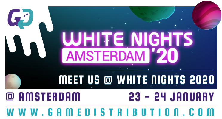 Come meet us at at White Nights 2020 in Amsterdam! Let's catch up and talk games! #whitenights #gaming #amsterdam