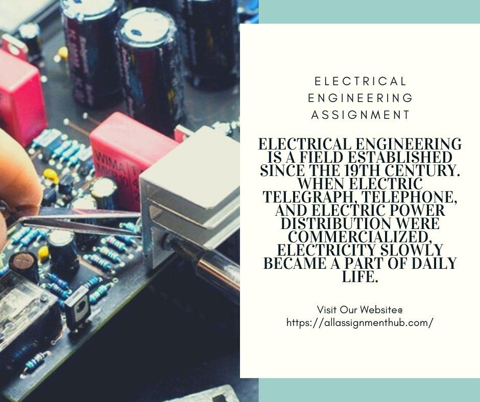allassignmenth2's tweet image. Get the best quality Online Electrical Engineering Assignment Help by our expert writers.
Visit Our Webite @ allassignmenthub.com
#ElectricalEngineering #ElectricalEngineeringassignment #Electrical #Engineering #bestassignment