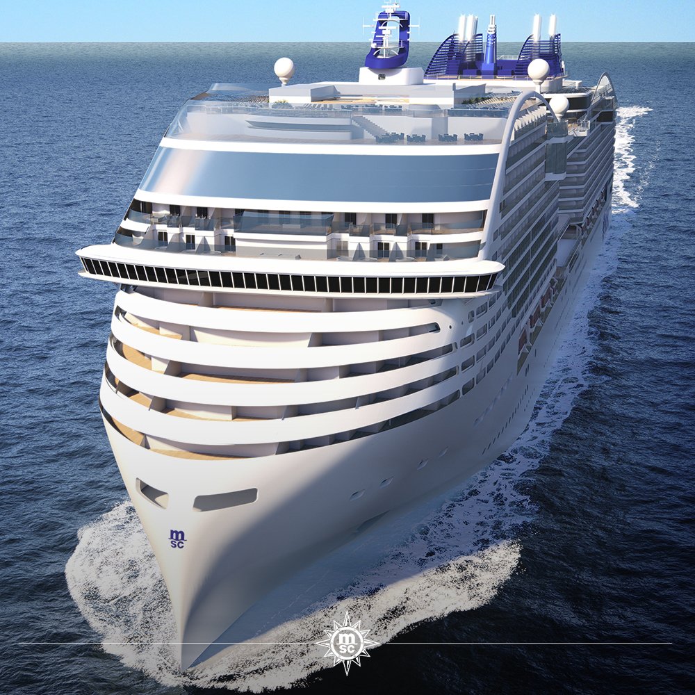 MSCCruisesUSA's tweet photo. Yesterday we announced we've signed a contract for a third and fourth LNG-powered #MSCWorldClass ship plus two additional newbuild projects focusing on next-generation environmental technologies.
Read more here: https://t.co/xKUnLtENbT
#MSCCruises #ChantierdelAtlantique https://t.co/PWt9aQYAY4
