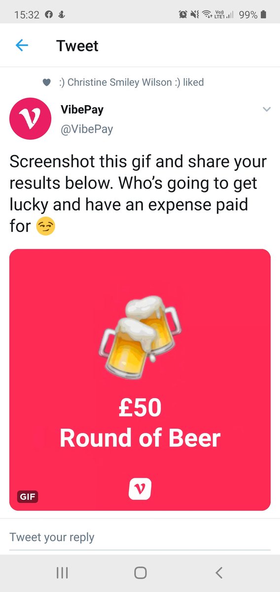 willo1979's tweet photo. @VibePay Nice https://t.co/zJKxGmm6TX