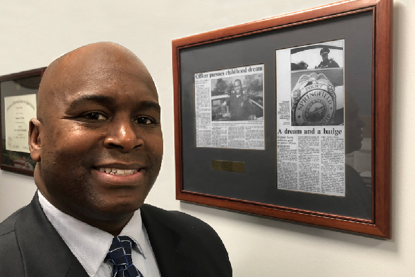 UD's new chief of police, Savalas Kidd. 