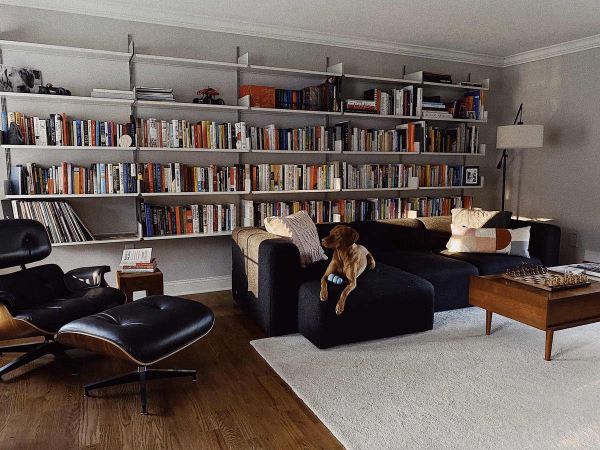 I think our house has officially reached peak designer. Absolutely swooning over <a href="/Vitsoe/">Vitsœ</a>’s shelving.