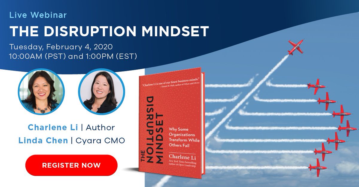Making bold changes demands bold leadership and, often, massive cultural transformation. How do companies succeed at becoming disruptive?  Join our upcoming webinar to find out: bit.ly/30IVWcF #disruption #transformation #CX