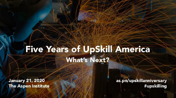 Congratulations to <a href="/AspenInstitute/">The Aspen Institute</a> on 5 years of <a href="/upskillamerica/">UpSkill America, The Aspen Institute</a> helping hundreds of thousands of workers receive training, degrees and certifications positioning them for higher-paying jobs. as.pn/upskillanniver…  #upskilling #talkopportunity