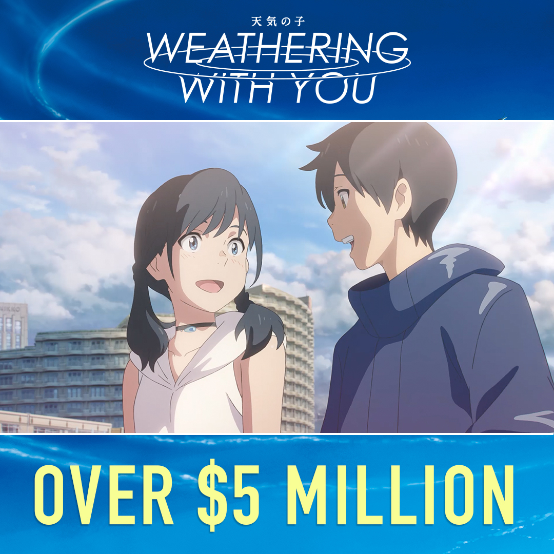 Gkids Films Weathering With You Now Playing On Twitter