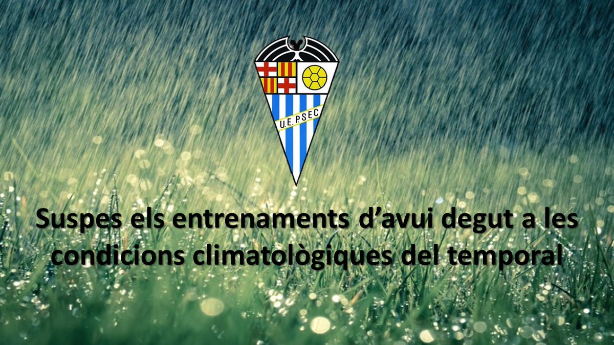 ⚠️ Nota Informativa⚠️
#Temporalgloria #uepoblesec