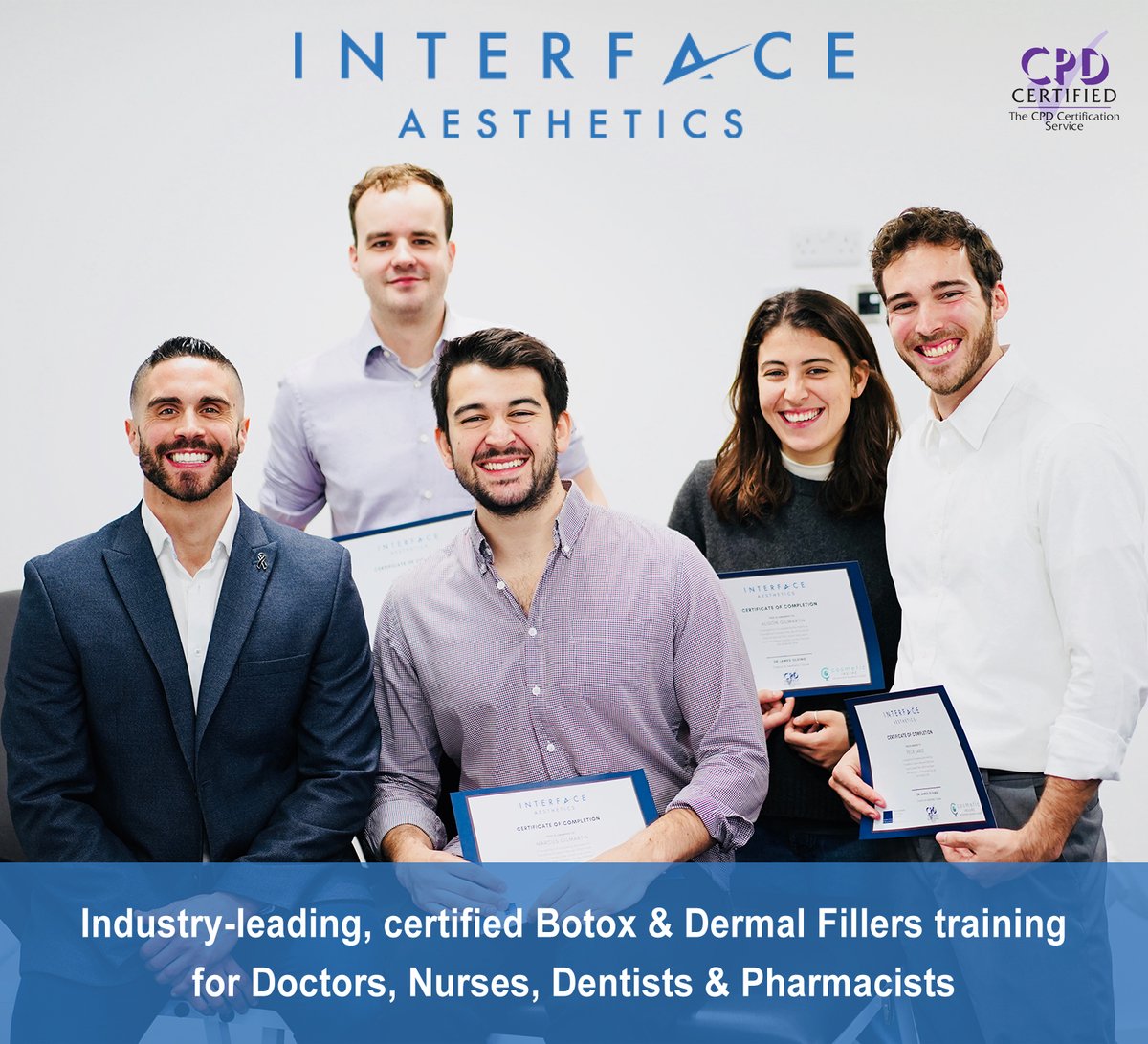 Medical Professionals - looking for a new challenge?

Go to interfaceaesthetics.co.uk to find out more about starting an Aesthetics career in 2020.

#aesthetictraining #doctorcareers #nursingcareer #pharmacycareers #dentalcareers