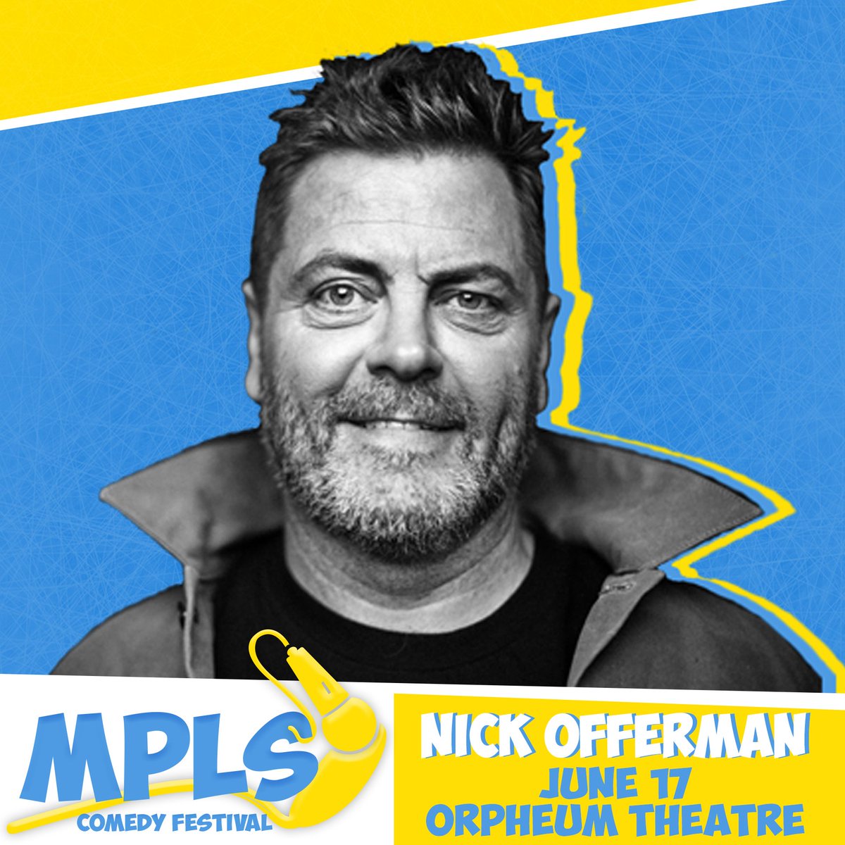 MPLSComedyFest's tweet photo. ANNOUNCE: Tickets to see @BobCrawfordBass (@TheAvettBros) & @Ben_Sawyer (@MTSU) - @Road_To_Now, @Nick_Offerman, AND @WellREDPodcast hosted by @traecrowder, @drewmorgcomedy & @coreyrforrester go on sale this Friday @ 10AM!
🎫 Tickets & info 🎟️ #MPLSComedyFest.com https://t.co/f8tlXlsLGZ